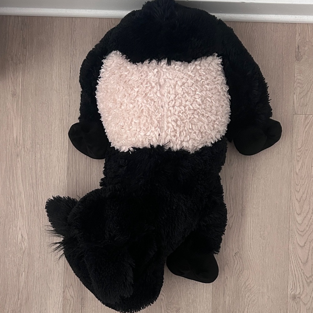 Large Black and White Cow Plush Toy